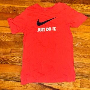 Nike “Just do it” Neon Pink The Nike Tee T shirt- Size L